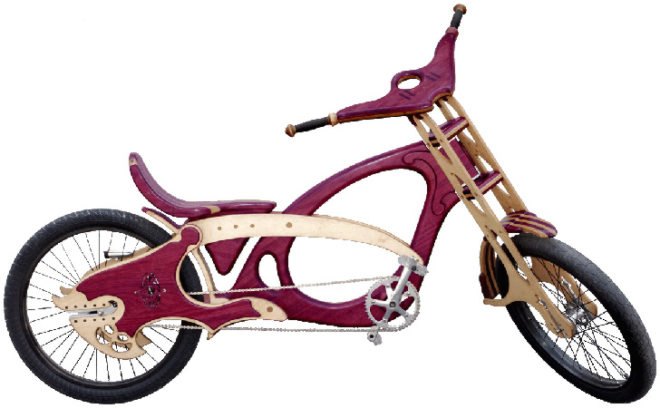 Masterworks Wooden Bikes, wooden bikes, salvaged wood, masterworks wood and design, wooden bicycles, hand crafted bicycles