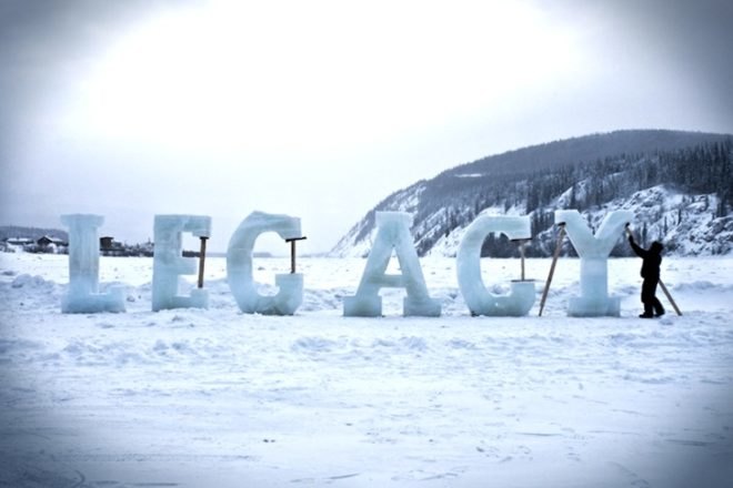 ice typography, ice sculptures, word art, ice words, nicole dextras, environmental destruction, environmental art, green design, sustainable design, eco design, toronto, ice art, lake ontario, yukon river