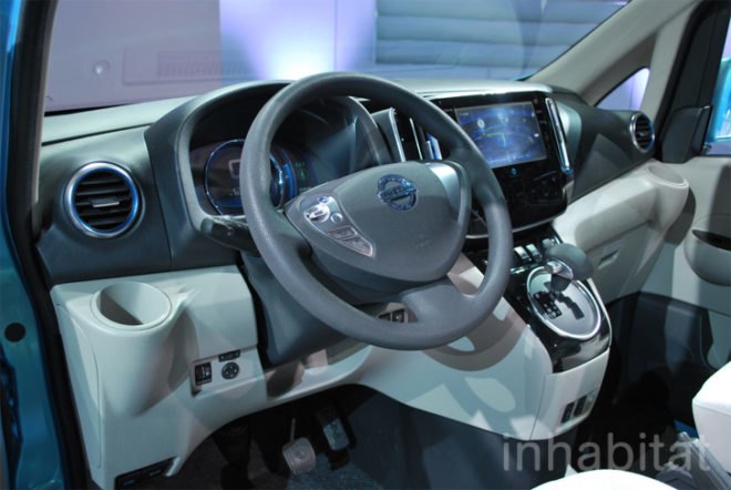 Detroit auto show, NAIAS, North American International Auto Show, Nissan, electric concept car, concept van, electric van, electric vehicle, electric truck, electric car, green transportation, alternative transportation, green automotive design, green car, green vehicle