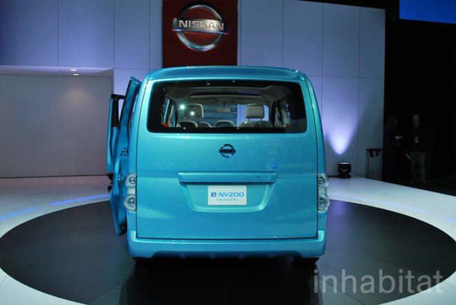 Detroit auto show, NAIAS, North American International Auto Show, Nissan, electric concept car, concept van, electric van, electric vehicle, electric truck, electric car, green transportation, alternative transportation, green automotive design, green car, green vehicle