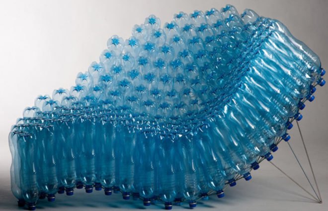 eco bottles, water bottle art, water bottle furniture, recycled furniture, recycled water bottles, water bottle chair, sie43, pawel grunert, water bottle chair, eco furniture, recycled chair, green design, eco design, sustainable design, bottle chair
