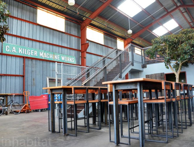 Southern Pacific Brewing, San Francisco, boor bridges architecture, green renovation, sustainable design, green design, green building, green architecture, boor bridges architecture, green bar, mission district, green brewing company, southern pacific brewing company, adaptive reuse, industrial renovation
