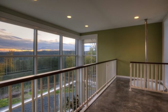 Northwest Designs, Northwest Designs Architects, Thomas Eco House, Stanwood, Washington, Mt. Rainier, green design, sustainable design, eco design, green design, energy efficiency, geothermal energy, passive design, thermal massing, insulation, solar energy,