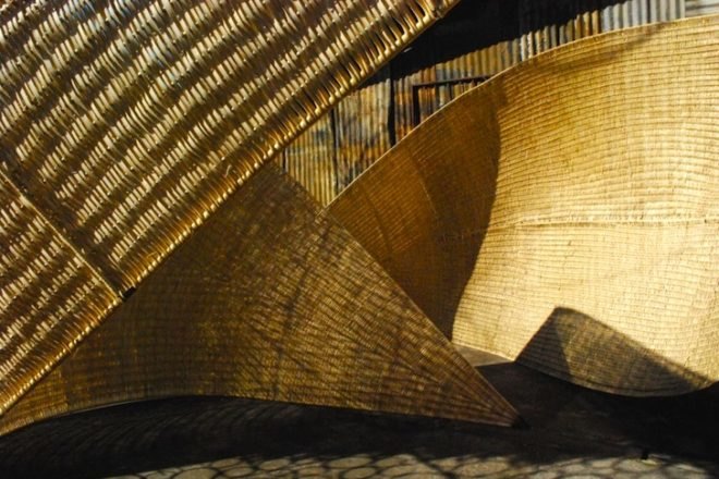 Andrea von Chrismar, Chile, wicker, willow, natural materials, sustainable materials, green materials, natural light, shelter from the sun, green design, eco design, sustainable design, sustainable architecture, wicker, weaving