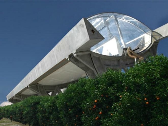 solar power, solar energy, concentrating solar power, csp, solar troughs, airlight, airlight energy, concrete solar troughs, air pillows, etfe, air pillow mirror, pneumatic mirrors, mirrors, solar thermal energy, switzerland, renewable energy, green design, green power, eco design
