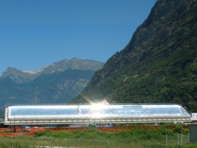 solar power, solar energy, concentrating solar power, csp, solar troughs, airlight, airlight energy, concrete solar troughs, air pillows, etfe, air pillow mirror, pneumatic mirrors, mirrors, solar thermal energy, switzerland, renewable energy, green design, green power, eco design