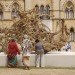 art, global warming, Botanical, Green Resources, Angela Palmer, Ghost Forest, public installation, mobile installation, Pitt Rivers Museum, Oxford University Museum of Natural History, UN's Climate Change Conference, Copenhagen, London, Trafalgar Square, Rainforest Tree Stumps, climate change, deforestation awareness