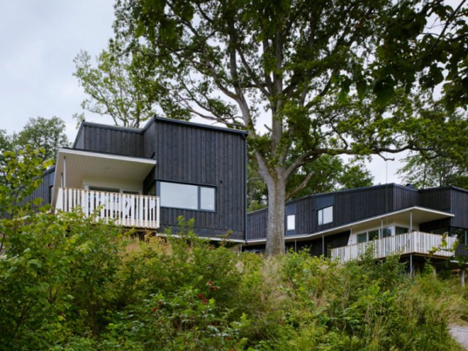 Arlevagen, Helhetshus, green roof, sedum roof, sweden, affordable housing, energy efficient housing