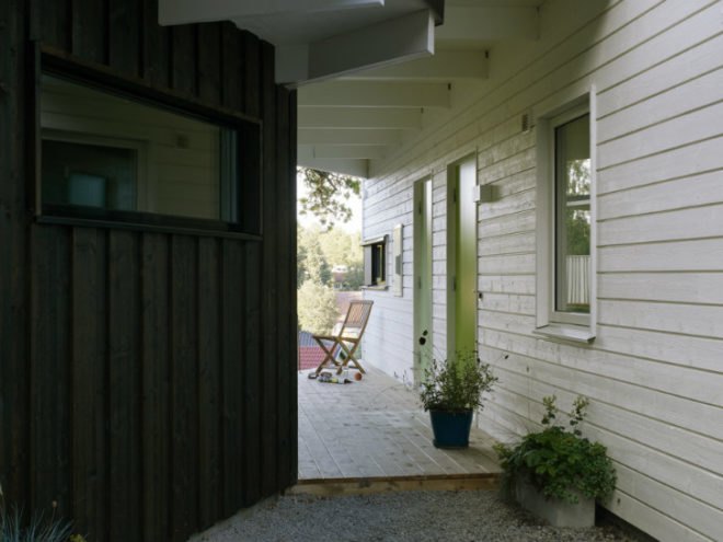 Arlevagen, Helhetshus, green roof, sedum roof, sweden, affordable housing, energy efficient housing