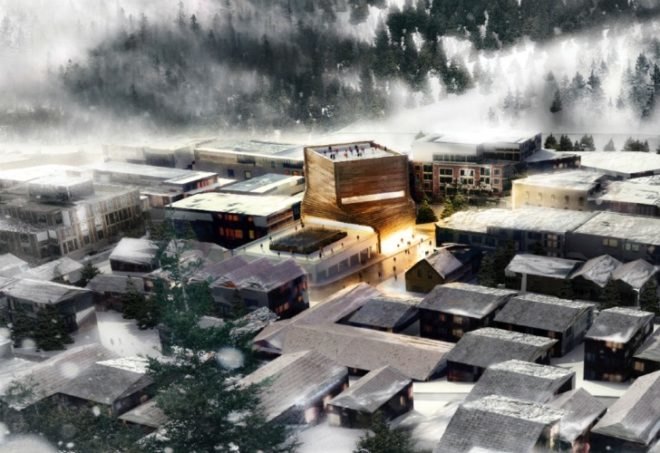 BIG, Kimball Art Center, Bjarke Ingels, design competition, twisting timber tower, park city, utah
