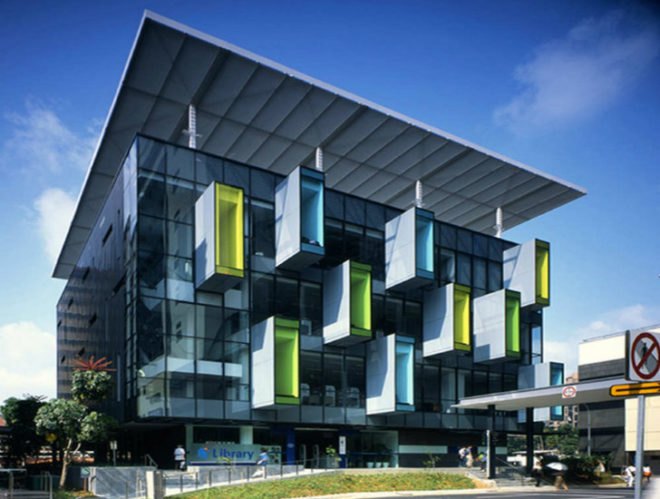 Bishan Public Library, LOOK Architects, eco library, library, pods, daylighting, singapore,