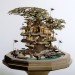 green design, eco design, sustainable design, bonsai tree, Takanori Aiba, Bonsai castles, bonsai diorama, terrarium, house plant