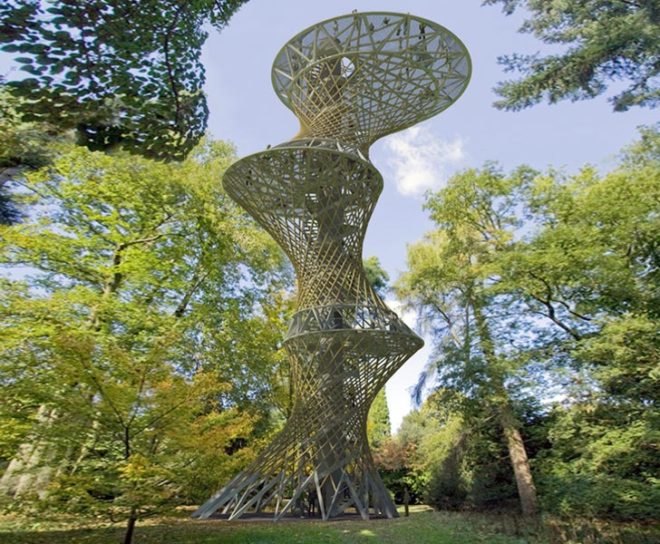 Marks Barfield Architects, bamboo architecture, bamboo treehouse, amazon treehouse, sustainable design, green design, green architecture, rainforest research, solar power, green rainforest architecture, amazon rainforest, ecotourism