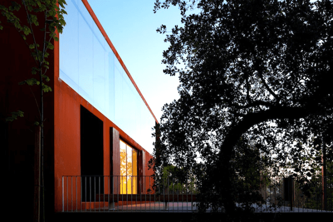 Comoco, Portugal, Pombal Castle, renovation, Corten steel, timber, pavilion, pathways, hilltop castle, green design, sustainable design, eco-design, daylighting, sustainable upgrade, Pombal, history, eco-tourism