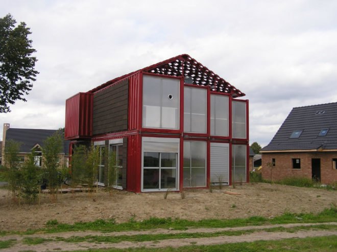 Container House Lille, Patrick Partouche Architecte, Maison Container Lille, container house, shipping container, cargotecture