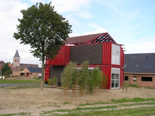 Container House Lille, Patrick Partouche Architecte, Maison Container Lille, container house, shipping container, cargotecture