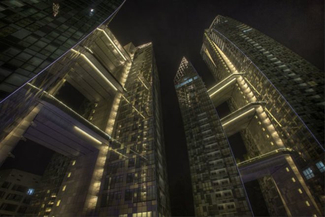 green design, eco design, sustainable design, Daniel Libeskind, Libsekind Studio, Singapore, BCA Green Mark Gold Award, Reflections on Keppel Bay, Keppel Bay, sky bridges, eco-luxury living, green residence, LED lights, minimal environmental impact, green technology, carbon monoxide sensors