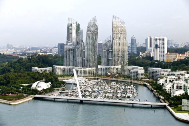 green design, eco design, sustainable design, Daniel Libeskind, Libsekind Studio, Singapore, BCA Green Mark Gold Award, Reflections on Keppel Bay, Keppel Bay, sky bridges, eco-luxury living, green residence, LED lights, minimal environmental impact, green technology, carbon monoxide sensors