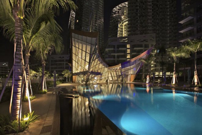 green design, eco design, sustainable design, Daniel Libeskind, Libsekind Studio, Singapore, BCA Green Mark Gold Award, Reflections on Keppel Bay, Keppel Bay, sky bridges, eco-luxury living, green residence, LED lights, minimal environmental impact, green technology, carbon monoxide sensors
