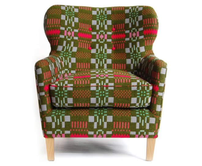 SCP, Donna Wilson, eco armchair, Eadie armchair design, green furniture design, sustainable upholstering, eco design, green materials, furniture design, london design festival