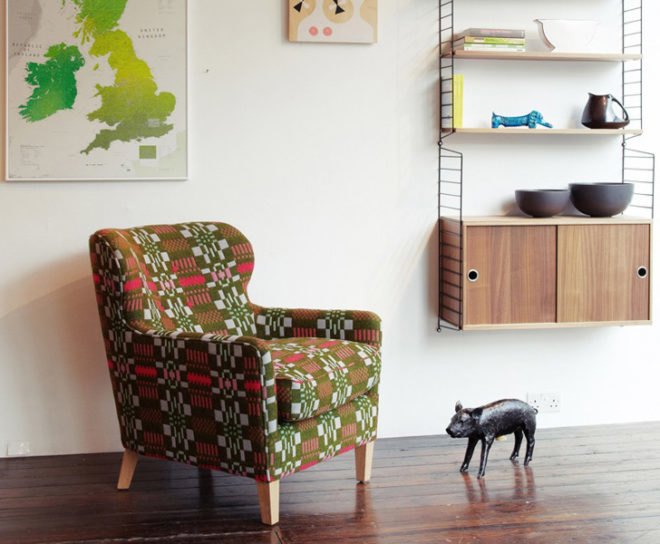 SCP, Donna Wilson, eco armchair, Eadie armchair design, green furniture design, sustainable upholstering, eco design, green materials, furniture design, london design festival