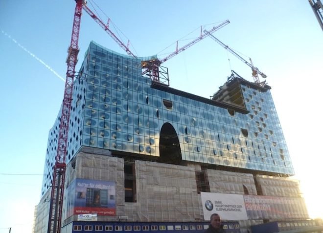 Hamburg, city, Germany, Elbphilharmonie, HochTief, Adamanta, construction delays, green design, sustainable design, ecodesign, concert hall, Herzon & de Meuron, lawsuit