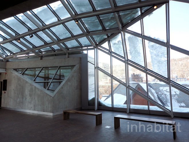 green design, eco design, sustainable design, Romanesque Revival, Bourgie Concert Hall, Montreal, The Montreal Museum of Fine Art, adaptive reuse, salvaged church, Provencher Roy and Associates, Arte Music Foundation, Alexander C. Hutchinson, Tiffany stained glass, museum expansion, Canadian artists