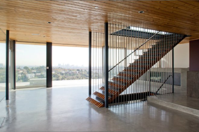 Hollywood Hills House, Francois Perrin, hollywood, la, air architecture, earth bermed, passive design