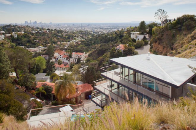 Hollywood Hills House, Francois Perrin, hollywood, la, air architecture, earth bermed, passive design