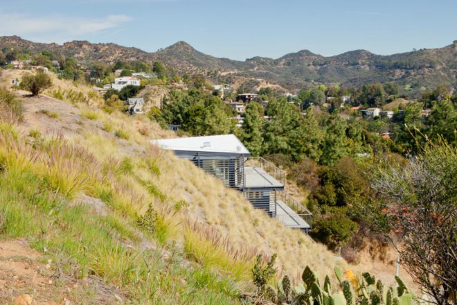 Hollywood Hills House, Francois Perrin, hollywood, la, air architecture, earth bermed, passive design