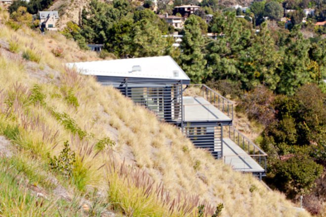 Hollywood Hills House, Francois Perrin, hollywood, la, air architecture, earth bermed, passive design