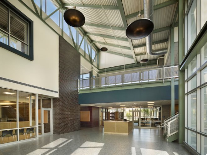 KCAPA, SMP Architects, Kensington Creative and Performing Arts HIgh School, philadelphia, eco school, green school