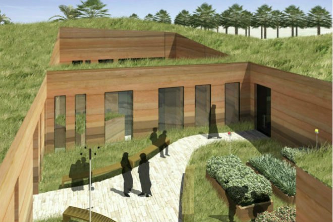 Kuwait University Model School, Perkins Will, living laboratory, eco school, green roofs, kuwait