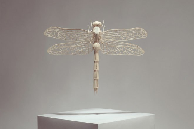 art, recycled materials, Kyle Bean, british artist, british design, Wallpaper*, Hermes, Design Museum, New York Times, matches, Matchsticks, brighton