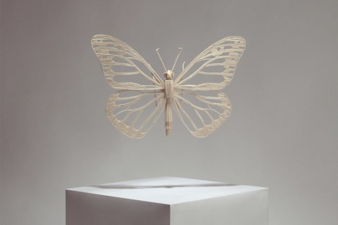 art, recycled materials, Kyle Bean, british artist, british design, Wallpaper*, Hermes, Design Museum, New York Times, matches, Matchsticks, brighton