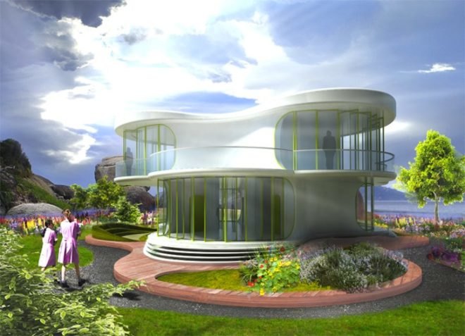 LAVA, photovoltaic panels, rainwater harvest, thermal massing, evaporative cooling, green design, sustainable design, modular design, Classroom of the future, high-tech, PV, daylighting, sun protection, solar gain