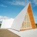 UPM, lilja, sustainable design, temporary meditation centrer, finnish design, prefab structure, plywood design, green building design, transportable chapel finland