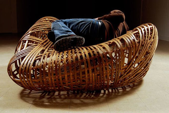 art, energy efficiency, green furniture, Matthias Pliessnig, Philadelphia design, sculptural seats, steam bending, white oak seats, ash seats, dynamic seats, wooden shapes, Smithsonian American Art Museum, low-energy technique, ancient technique
