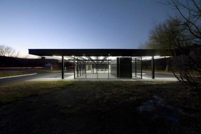 Mies van der Rohe Gas Station Conversion, FABG, gas station conversion, green renovation, mies van der rohe, nun's island, montreal