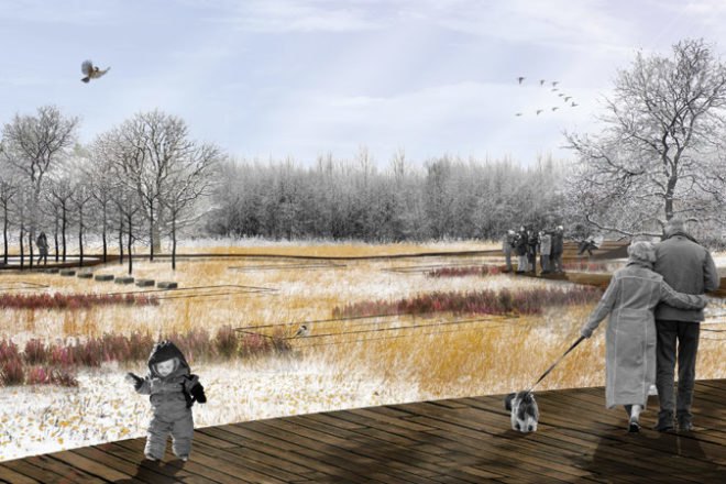 green design, eco design, sustainable design, Nelson Byrd Woltz, Rogers Marvel Architects, Brooklyn Greenway Initiative, Brooklyn Naval Yard, Navy Yard Hospital Memorial Landscape