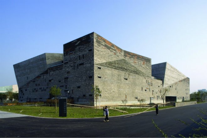 Ningbo History Museum, Wang Shu, eco museum, rubble, recycled materials, eco museum, china