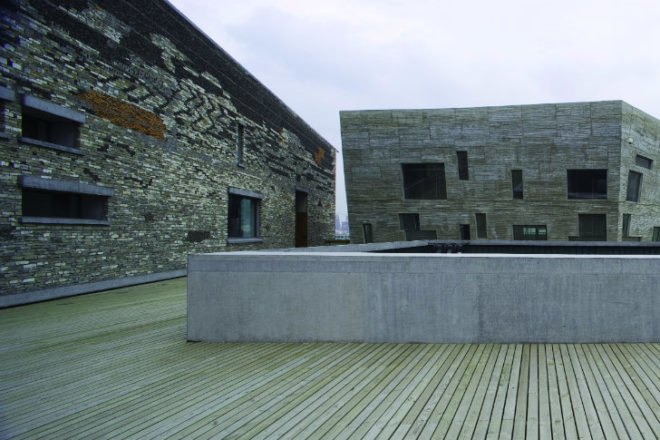 Ningbo History Museum, Wang Shu, eco museum, rubble, recycled materials, eco museum, china