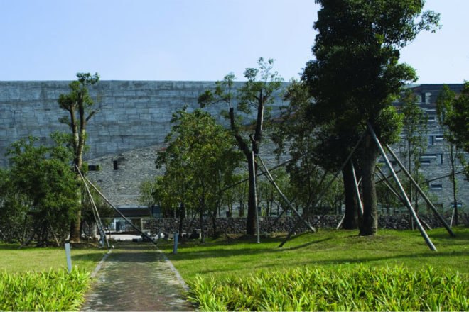 Ningbo History Museum, Wang Shu, eco museum, rubble, recycled materials, eco museum, china