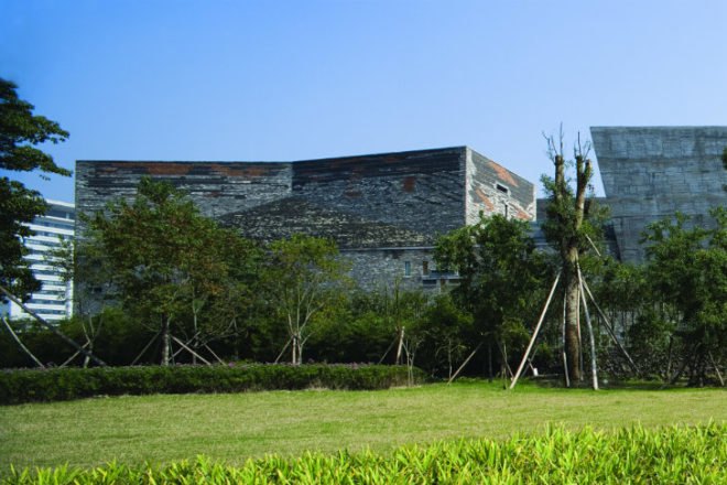 Ningbo History Museum, Wang Shu, eco museum, rubble, recycled materials, eco museum, china