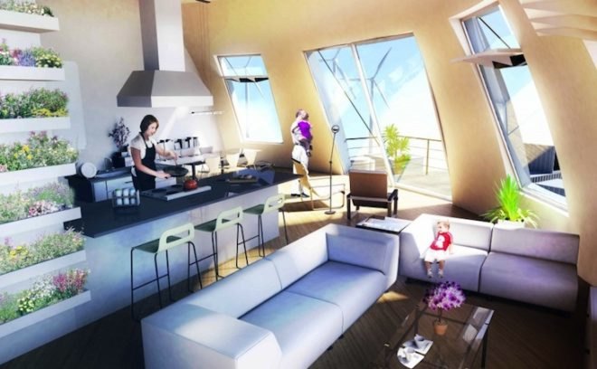 PinkCloud.DK, solar-power, green design, sustainable design, recycled oil silos, solar-powered communities, recycled materials, green design, sustainable design, eco-design, peak oil, radiant heating, passive design, water storage, rainwater capture, photovoltaic panels