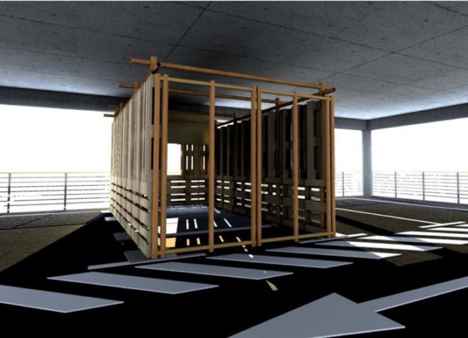The Fukushima Emergency Project, the Architecture School of Bordeaux, France, pop-up shelter, emergency relief shelter, disaster relief design, humanitarian design, emergency relief design, emergency shelters, disaster shelters