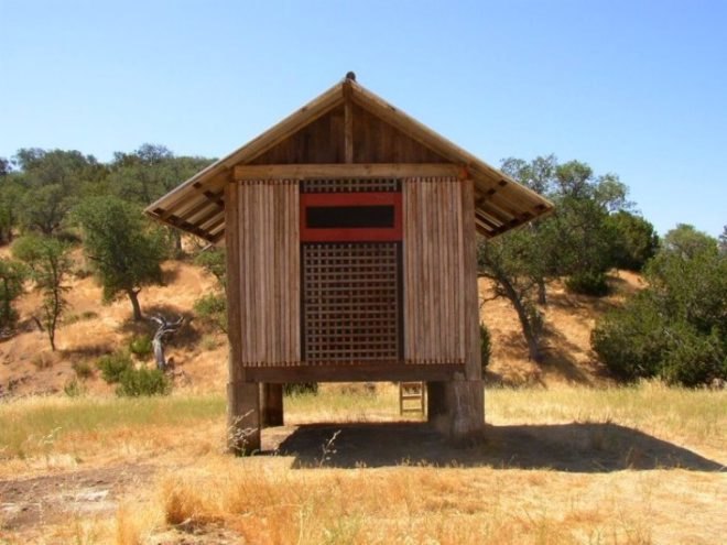 simple shelter texas, reclaimed wood cabin, reclaimed wood, recycled materials, small space living, eco cabin