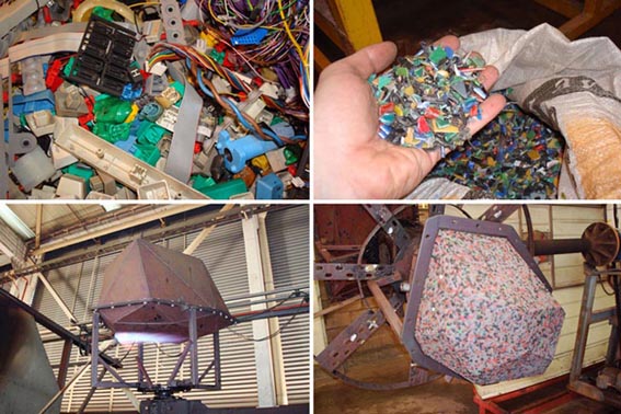green furniture, Green Products, Recycled Materials, chilean design, rodrigo alonso, recycled plastic seat, rotomolding, sustainable seats, recycled plastic furniture, hollow furniture, speckled seats, recycled plastic waste, recycled urban trash