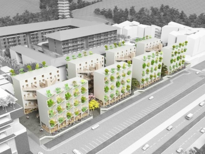Sanya Block 5, NL Architects, china, sanya, living facade, eco hotel, green hotel