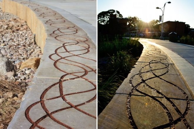 The Green at College Park, UT at Arlington, sustainable sites initiative, sustainable landscape, SITES, green landscape